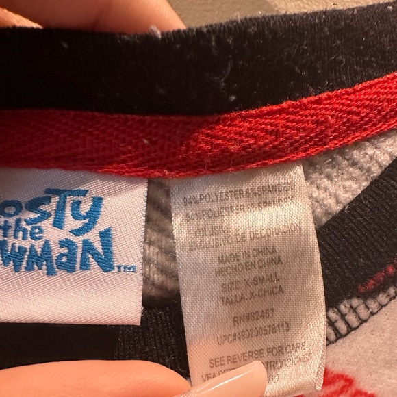 Fleece Frosty the Snowman PJ set - Picture 2 of 2